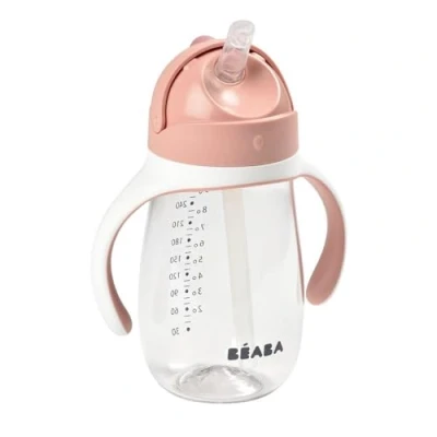 Afbeelding van Béaba Drinkbeker Rietjesbeker 300 ml Roze