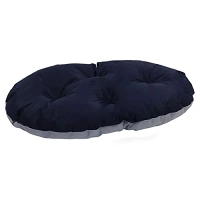 Afbeelding van Rosewood hondenkussen tough &amp; mucky ovaal grijs / navy 95 81 cm
