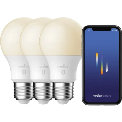 Afbeelding van LED lamp Smart E27 7W CCT 900lm in 3 per set
