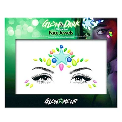 Afbeelding van Glow in the dark Face Jewels STER