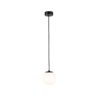 Afbeelding van Paulmann Gove 71073 LED hanglamp 9 W Zwart (mat), Satijn