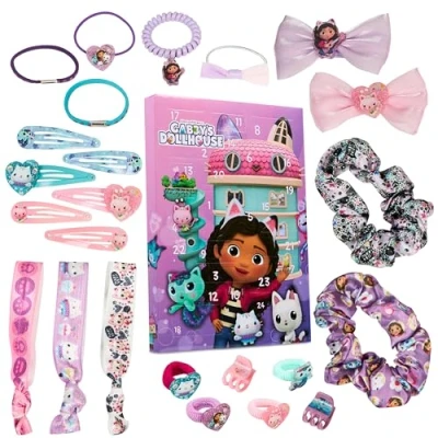 Afbeelding van Gabby&#039;s Dollhouse Adventskalender 2024 haaraccessoires voor meisjes