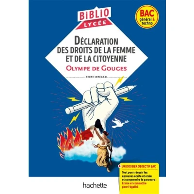 Image de BiblioLycée Déclaration des droits de la femme et citoyenne, Gouges BAC 2025