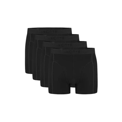 Afbeelding van Ten Cate Basics shorts zwart 4 pack voor Heren Maat L