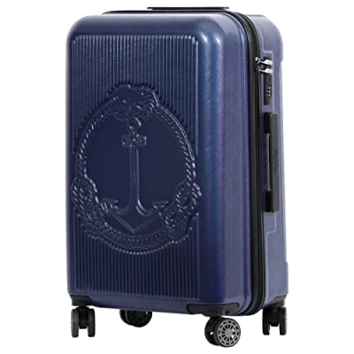 Afbeelding van Biggdesign Ocean Reiskoffer Ruimbagage Koffer met Wielen blauw Medium
