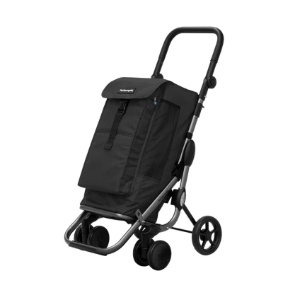 Afbeelding van Playmarket Go Up Premium Boodschappentrolley zwart Trolley