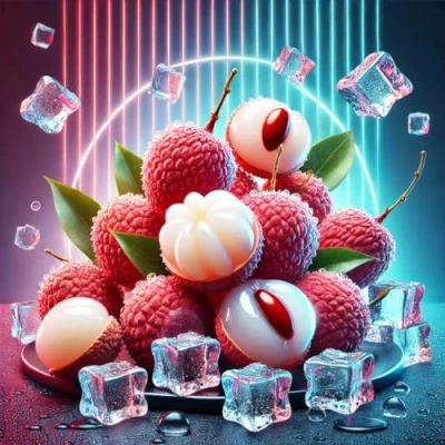 Afbeelding van Lychee Ice, Menthol, aromaconcentraat, veganistisch, Sasami 10 ml