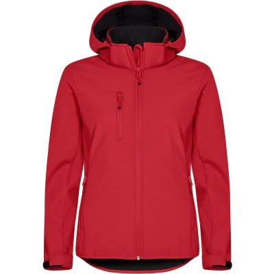 Afbeelding van Clique Classic Softshell Hoody Women 0200917 Rood