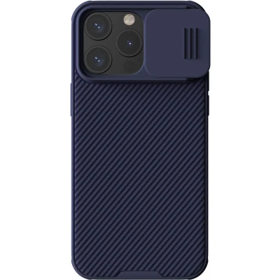 Afbeelding van Nillkin CamShield Hoesje Geschikt voor Apple iPhone 15 Pro Back Cover met Camera Slider Paars
