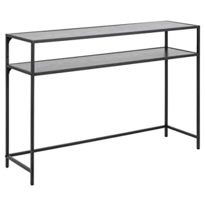 Afbeelding van Sidetable Jaxx Zwart 79x120x35 cm Melamine