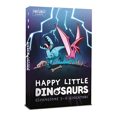 Afbeelding van Asmodee Happy Little Dinosaurus: Uitbreiding 5 6 spelers voor tafelspel, 2 spelers, 8+ jaar, editie in het Italiaans