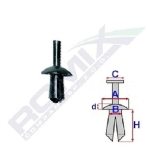Afbeelding van ROMIX C10023 Clip RENAULT: TRAFIC 2 Kasten