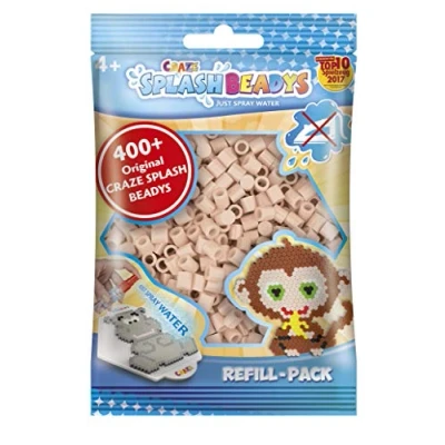 Afbeelding van CRAZE SPLASH BEADYS 11454 navulset voor parels, strijkvrij, huidskleur