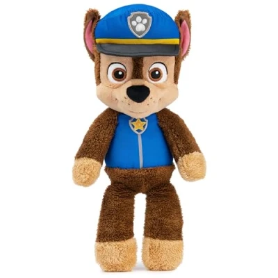 Afbeelding van GUND PAW Patrol Chase knuffel met lange armen van 33 cm blauw en bruin