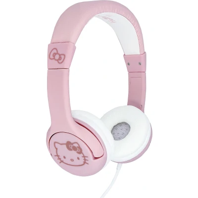 Afbeelding van Hello Kitty junior koptelefoon (roze/goud) volumebegrenzing verstelbaar