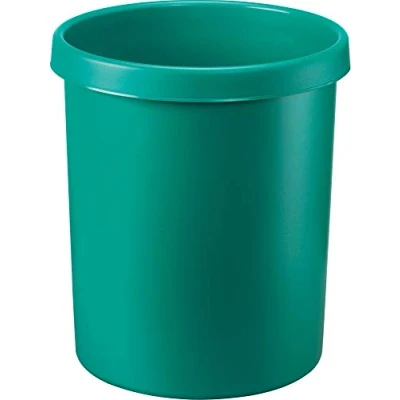 Afbeelding van HELIT Afvalbak 30 liter Kunststof Groen dxh 350x405 mm