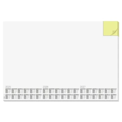 Afbeelding van Sigel Si Ho490 Bureauonderleggers 59,4X41Cm 30 Vel Memo Wit