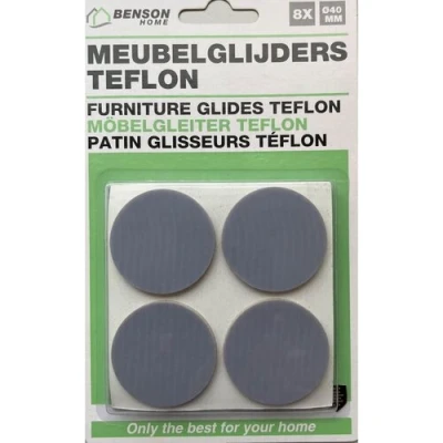 Afbeelding van Benson Anti Krasvilt Rubber 8 x Ø 40 mm stuks