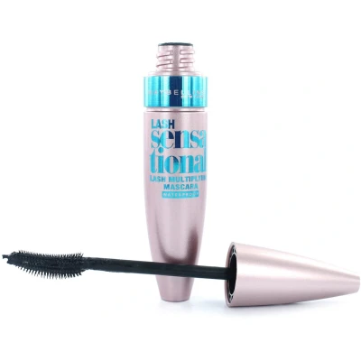 Afbeelding van Maybelline Lash Sensational Black Zwart Waterproof Mascara