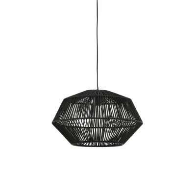 Afbeelding van Deya hanglamp Ø40x24 cm mat zwart