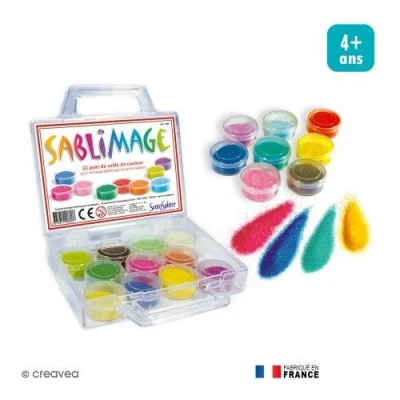 Image de Valisette de 18 pots sable