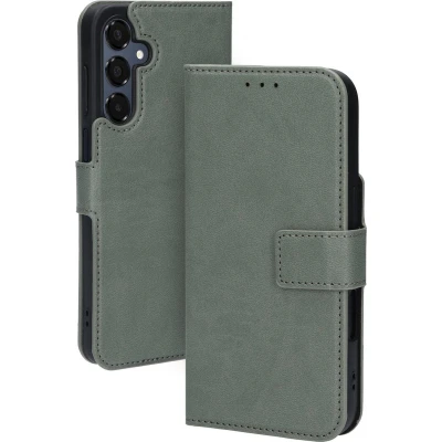 Afbeelding van Mobiparts hoesje geschikt voor Samsung Galaxy A16 Wallet/Boekhoesje Eco Leer Magneet Sluiting Opberg vakken Groen