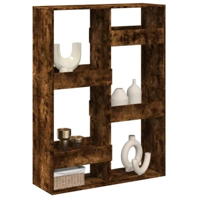 Afbeelding van vidaXL Kamerscherm 100x33x135 cm bewerkt hout gerookt eikenkleurig
