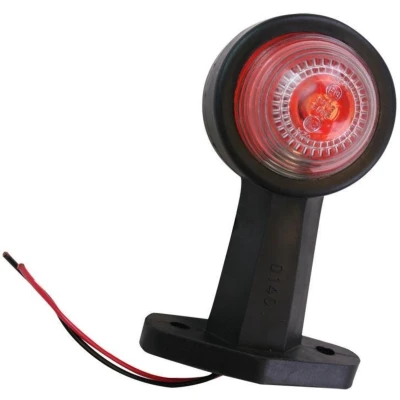 Afbeelding van Pro Plus Breedtelicht Rood en Wit Recht 120 mm 12 Volt blister