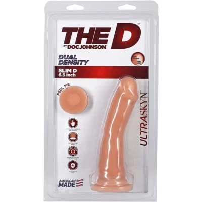 Afbeelding van Doc Johnson Slim D Realistische ULTRASKYN Dildo met Ballen 15 cm chocolate