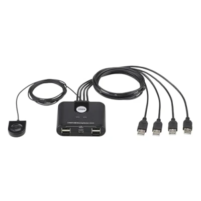 Image de ATEN US424 4 Port USB Peripheral Sharing Device commutateur de partage des périphériques Ordinateur bureau
