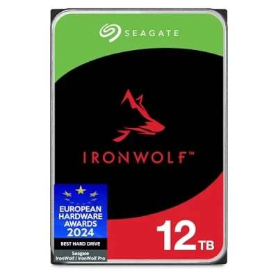 Image de Seagate IronWolf ST12000VN0008 Disque dur 12 To interne 3.5&quot; SATA 6Gb/s 7200 tours/min mémoire tampon : 256 Mo
