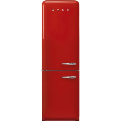Afbeelding van Smeg FAB32LRD5 Koel en vriescombinatie Scharnier links Rood Frigo