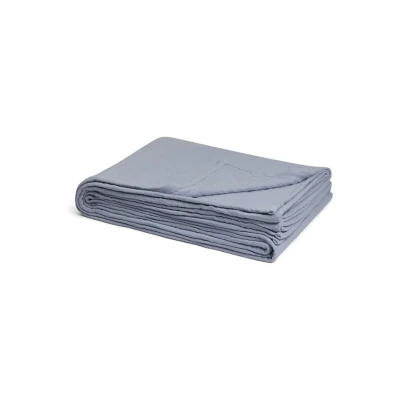Afbeelding van Yumeko sprei mousseline katoen arch lavendel blauw 260x240