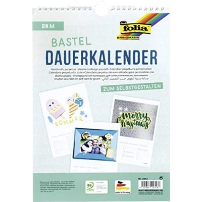 Afbeelding van Verjaardagskalender A4 Wit
