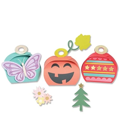Afbeelding van Sizzix Thinlits Die Set 12PK Holiday Gift Boxes 665953 Jennifer Ogborn (08 22)