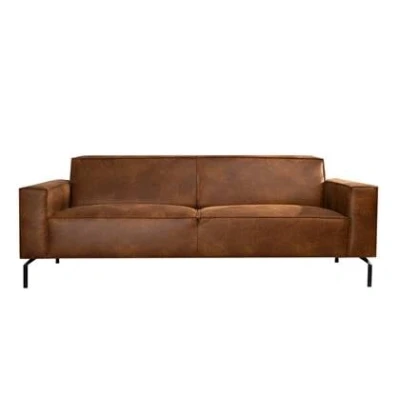 Afbeelding van Bronx71® Industriële bank 3 zits Kansas eco leer cognac