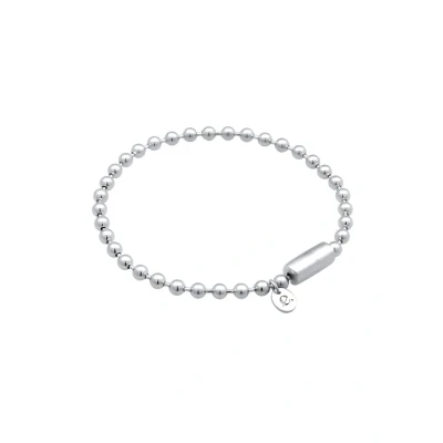 Afbeelding van Elli PREMIUM Dames Armband Basic Kogelketting 925 Sterling Zilver