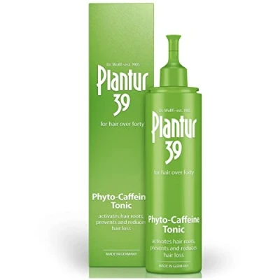 Afbeelding van Plantur 39 Caffeine Tonic voorkomt en vermindert haaruitval, 200 ml, bevordert de haargroei haarverdikking, haarverzorging voor dames, gemaakt in Duitsland