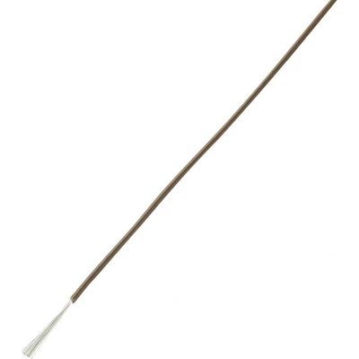 Afbeelding van TRU COMPONENTS 1567223 Draad LiY 1 x 0.22 mm² Bruin 100 m