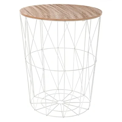 Image de Table à café Kumi D 47 x H 57 cm Blanc