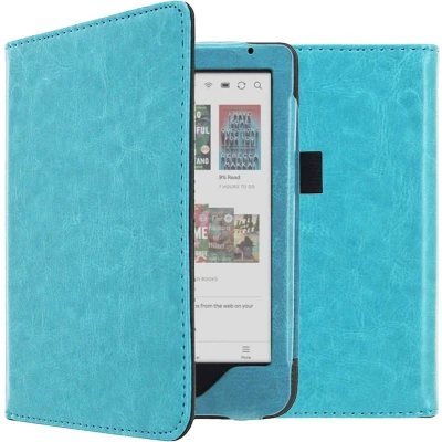 Afbeelding van imoshion Vegan Leather Bookcase voor de Kobo Clara Colour / BW Lichtblauw