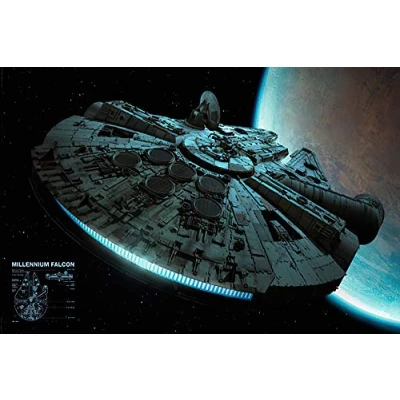 Image de Poster Star Wars le faucon mil 61 cm x 91,5