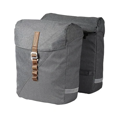 Afbeelding van Tubus racktime heda 2.0 dubbele fietstas snapit dust grey