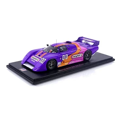 Afbeelding van De 1:43 Diecast Modelauto van March 83G #00 6H Riverside uit 1986. rijders waren J. Adams en Hotchkis. fabrikant het schaalmodel is Spark. Dit model alleen online verkrijgbaar.