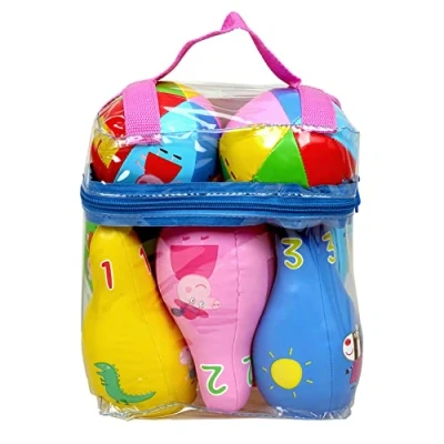 Afbeelding van Barbo Speelgoed Peppa Pig Zachte Bowling Set