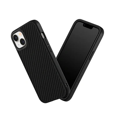 Afbeelding van RHINOSHIELD Hoesje compatibel met [iPhone 14/13] SolidSuit dunne hoes schokabsorberende technologie en premium matte afwerking koolstofvezel