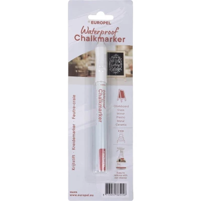 Afbeelding van Europel Watervaste Krijtstift 3mm Wit 1 stuk Perfect voor krijtborden en creatieve projecten