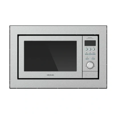 Image de Micro ondes encastrable Cecotec GrandHeat 2050 Built in Steel Acier 900W Gril de 1000W 7 fonctions 25 L