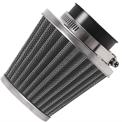 Afbeelding van Evermotor Universeel dubbellaags stalen luchtfilter 38 mm 39 40 voor motorfiets, scooter, mountainbike, bromfiets