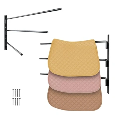 Image de VEVOR Support de Selle Cheval Porte Mural 3 Niveaux pour Coussin